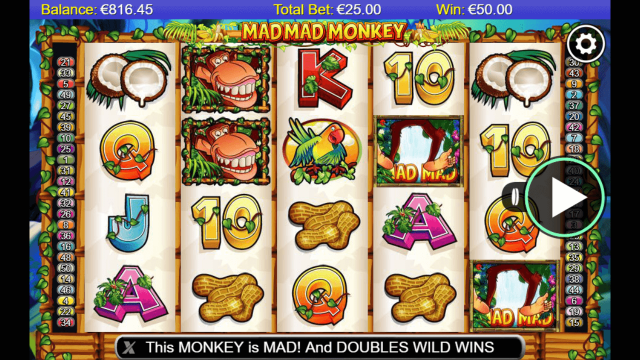 Характеристики слота Mad Mad Monkey 8