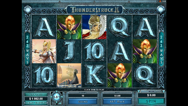 Бонусная игра Thunderstruck II 4
