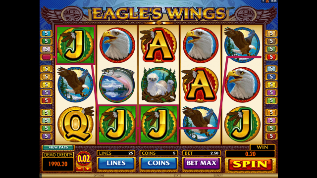Игровой интерфейс Eagle's Wings 8