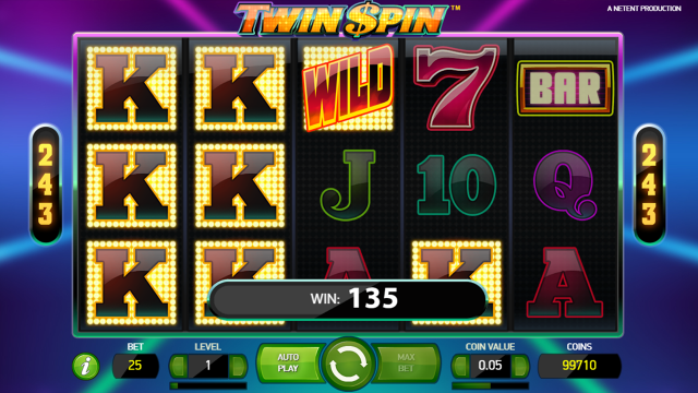 Игровой интерфейс Twin Spin 5
