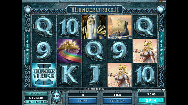 Игровой интерфейс Thunderstruck II 7