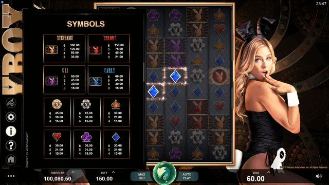 Игровой интерфейс Playboy Gold 9