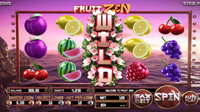 Характеристики слота Fruit Zen 8